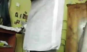 भारतीय चाची आबनूस गु ...